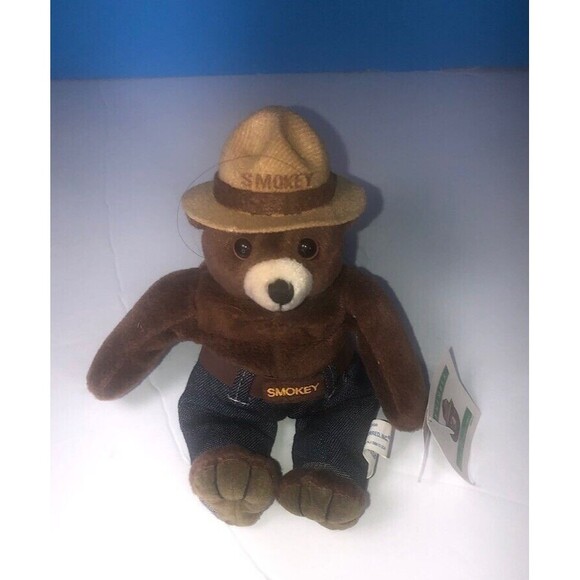 Smokey the Bear -Fire Prevention Mascot-Small Collectible 6”Dashboard  New wtags - Picture 4 of 7